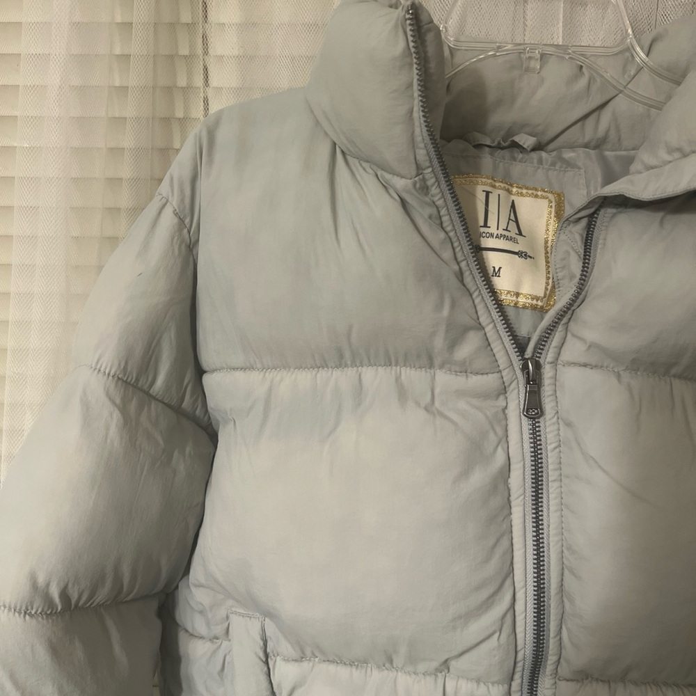 Ila Light Gray Puffer Jacket - image 2